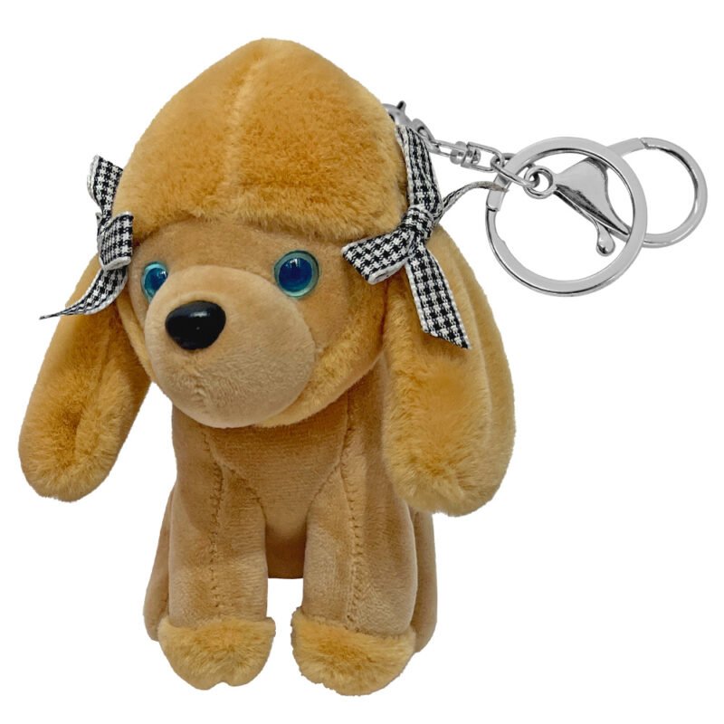 Pelúcia Chaveiro Cachorro Laço 15cm