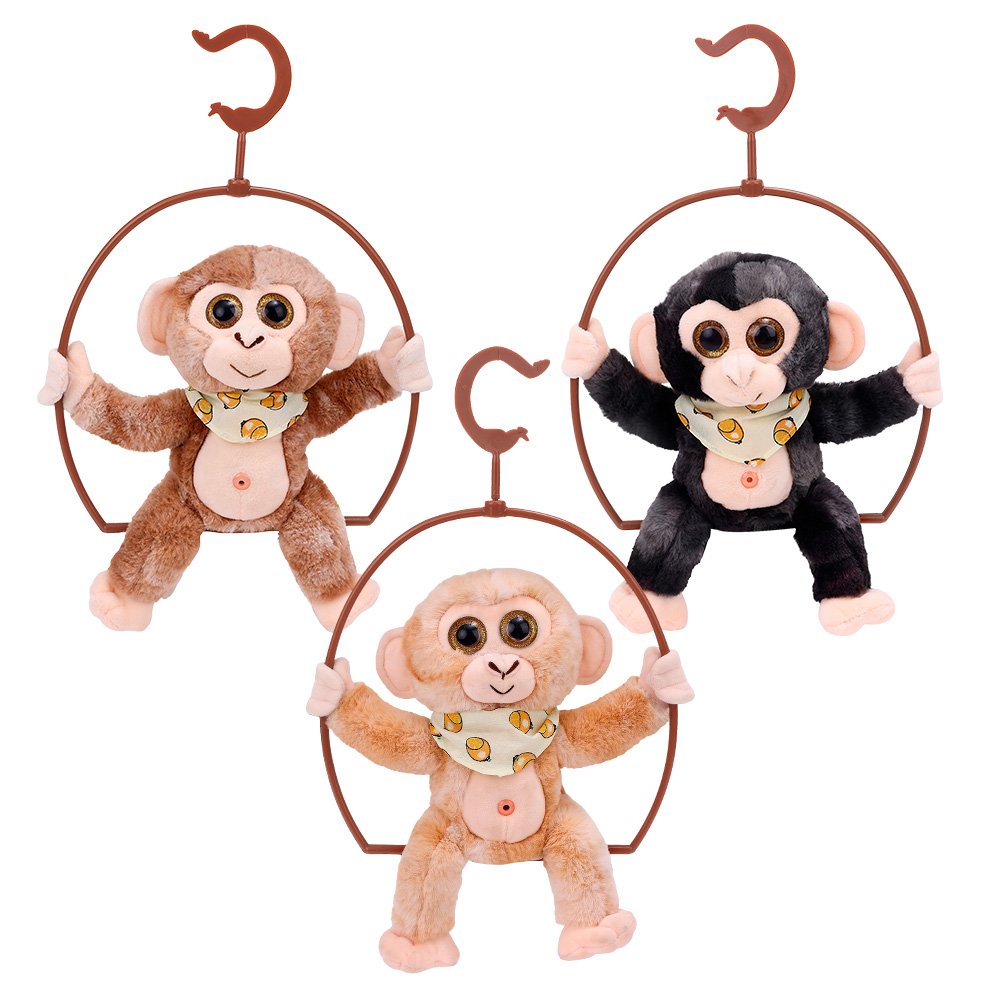 Pelúcia com Mecanismo Macaco Divertido 25cm