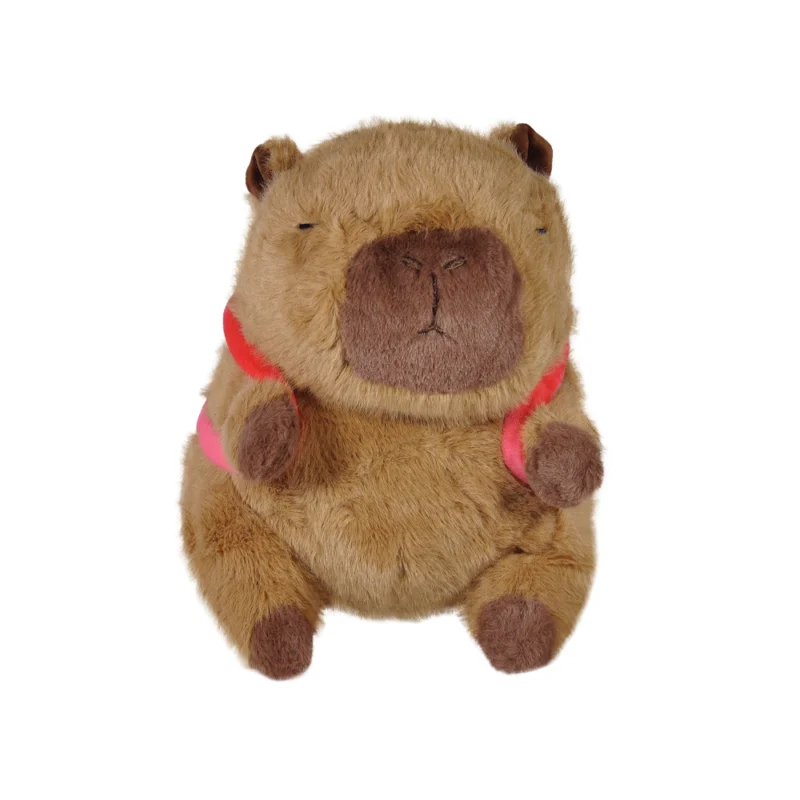 Pelúcia Capivara Mochilinha Frutas 20cm