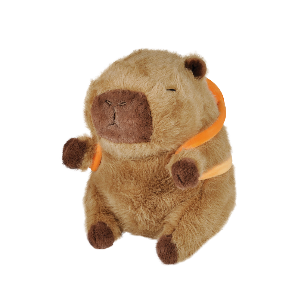 Pelúcia Capivara Mochilinha Frutas 20cm