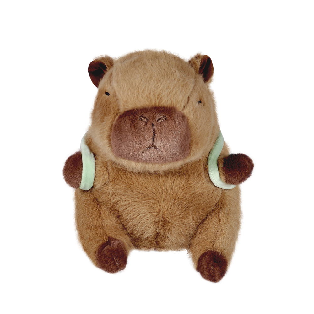 Pelúcia Capivara Mochilinha Frutas 20cm