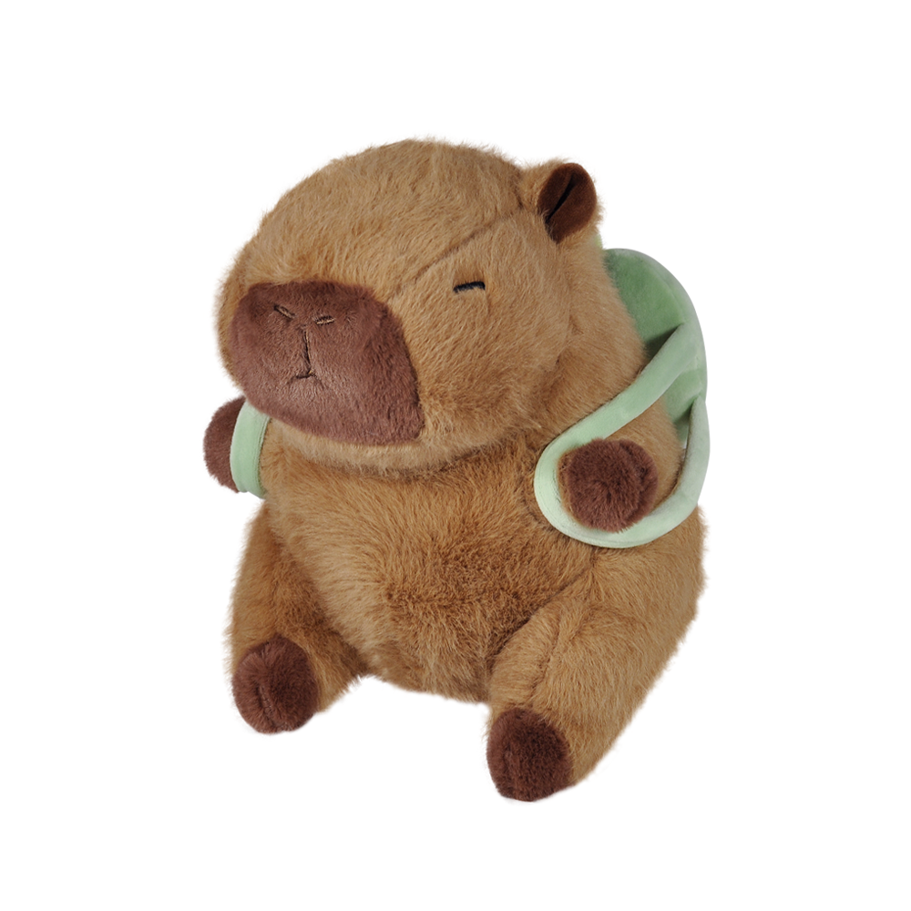 Pelúcia Capivara Mochilinha Frutas 20cm