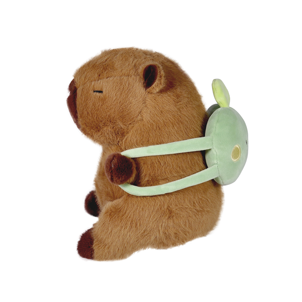 Pelúcia Capivara Mochilinha Frutas 20cm