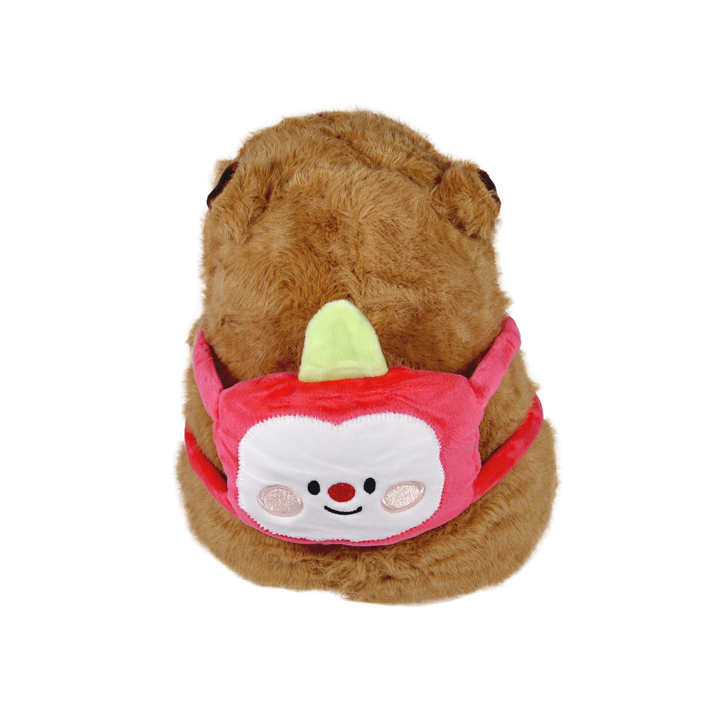 Pelúcia Capivara Mochilinha Frutas 20cm