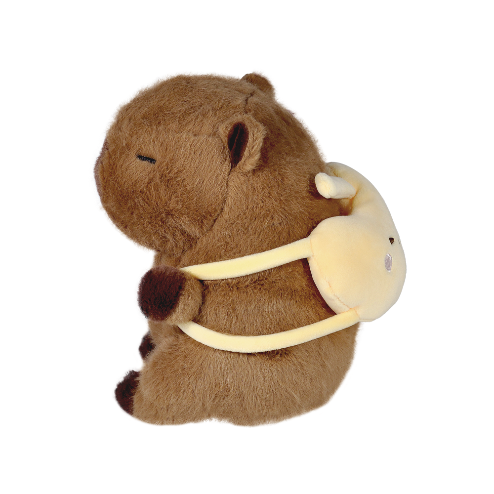 Pelúcia Capivara Mochilinha Frutas 20cm