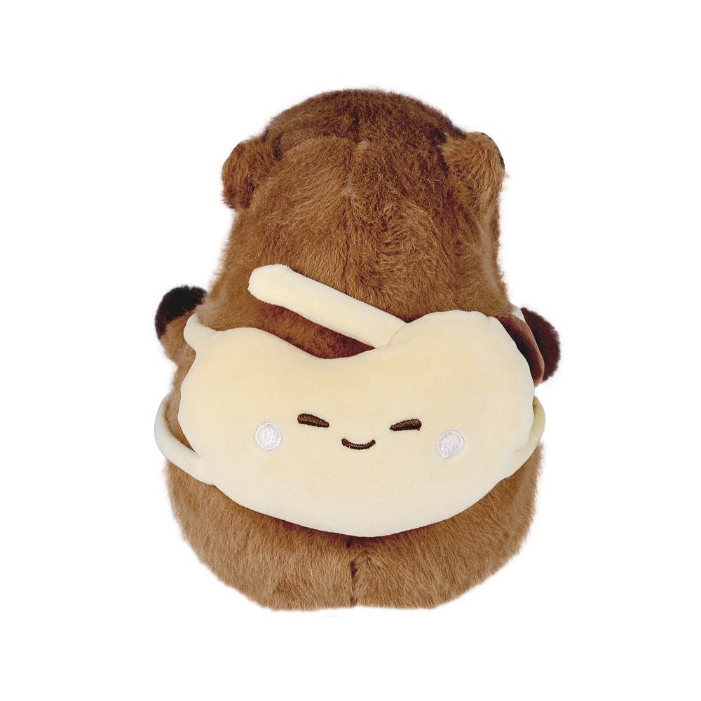 Pelúcia Capivara Mochilinha Frutas 20cm