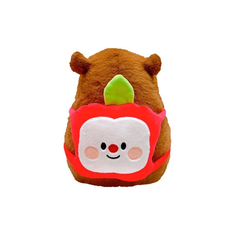 Pelúcia Capivara Mochilinha Frutas 20cm