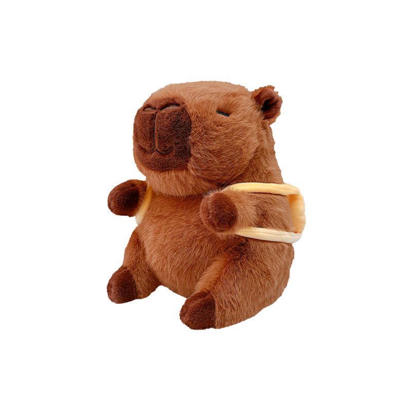 Pelúcia Capivara Mochilinha Frutas 20cm