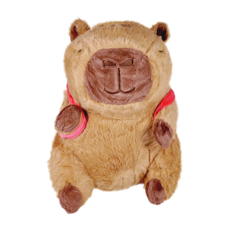 Pelúcia Capivara Mochilinha Frutas 30cm