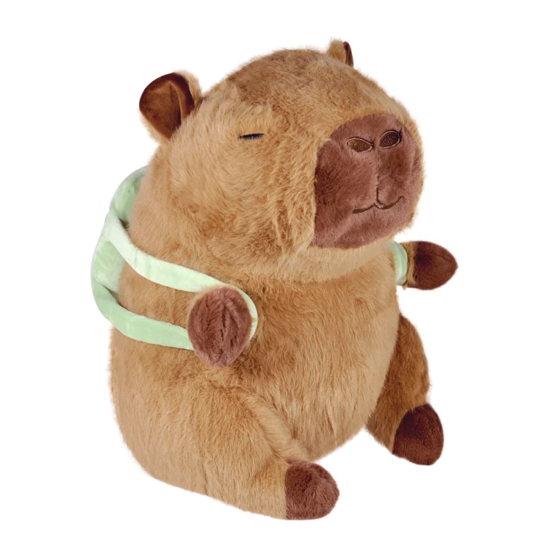 Pelúcia Capivara Mochilinha Frutas 30cm
