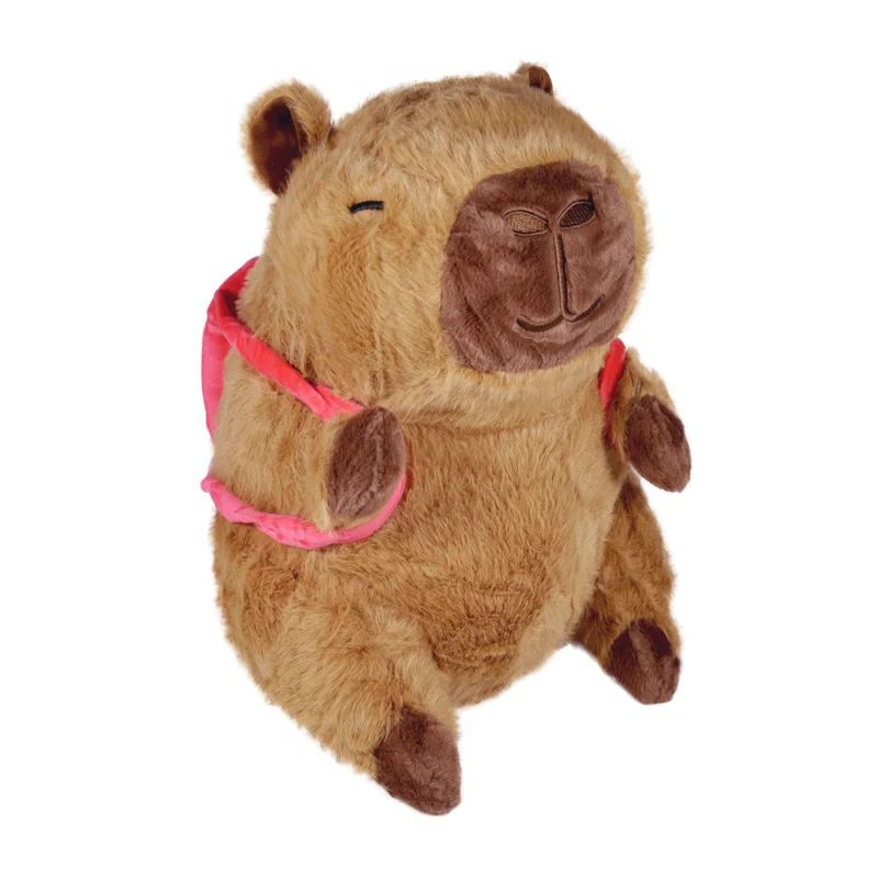 Pelúcia Capivara Mochilinha Frutas 30cm
