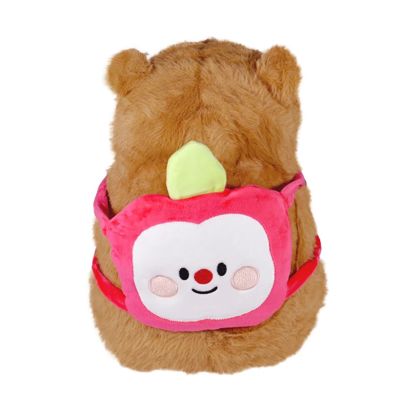 Pelúcia Capivara Mochilinha Frutas 30cm