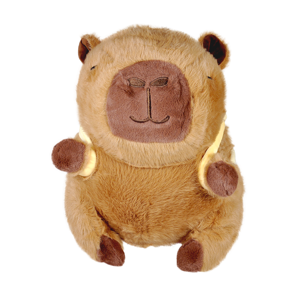 Pelúcia Capivara Mochilinha Frutas 30cm