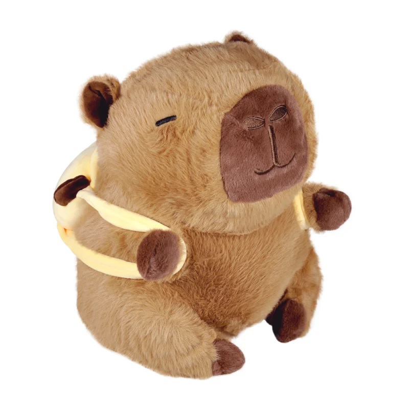 Pelúcia Capivara Mochilinha Frutas 30cm