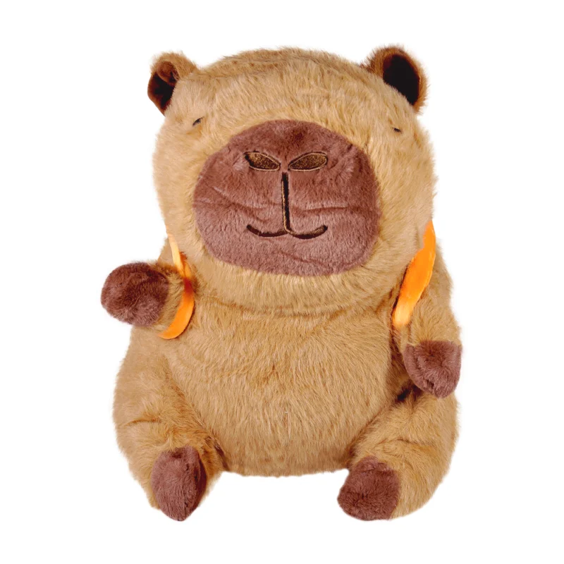 Pelúcia Capivara Mochilinha Frutas 30cm