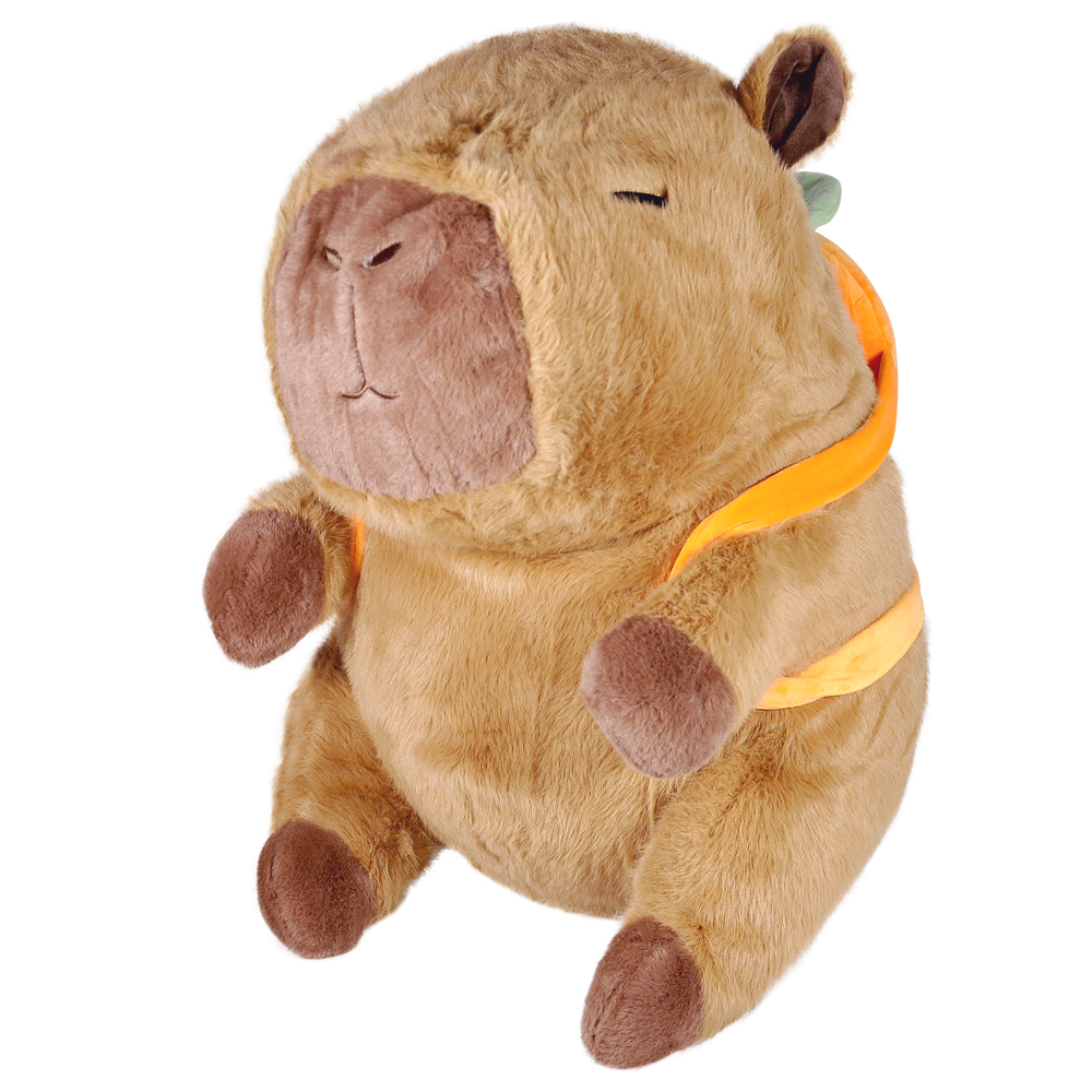 Pelúcia Capivara Mochilinha Frutas 40cm