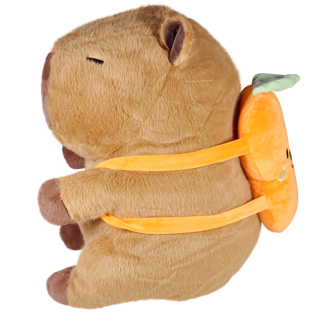 Pelúcia Capivara Mochilinha Frutas 40cm