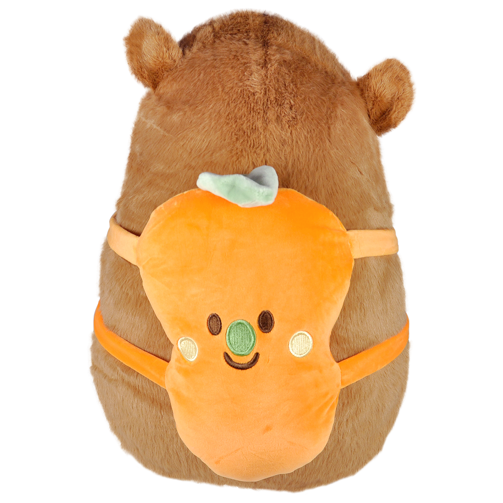 Pelúcia Capivara Mochilinha Frutas 40cm
