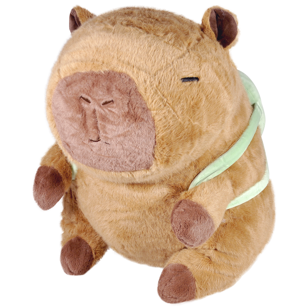 Pelúcia Capivara Mochilinha Frutas 40cm