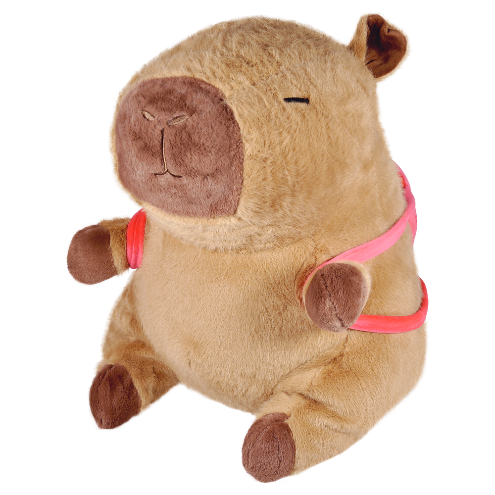 Pelúcia Capivara Mochilinha Frutas 40cm