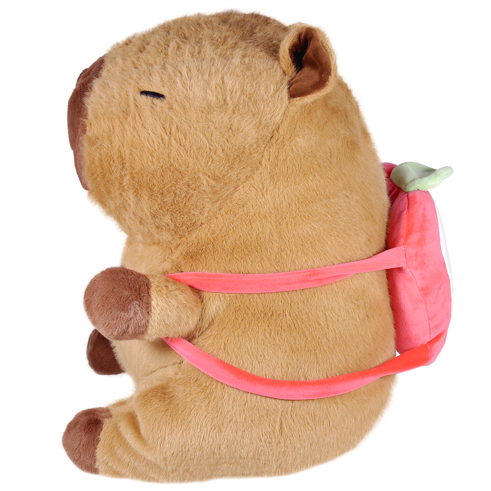 Pelúcia Capivara Mochilinha Frutas 40cm