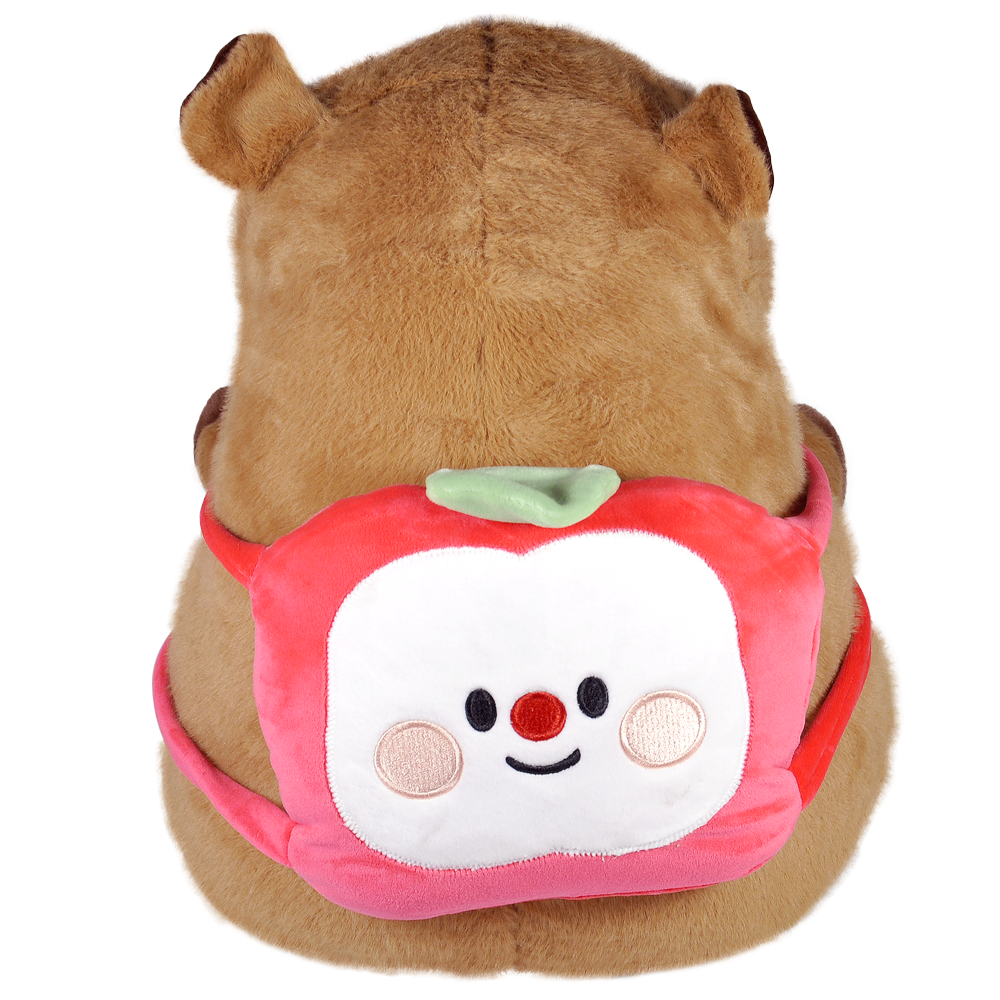 Pelúcia Capivara Mochilinha Frutas 40cm