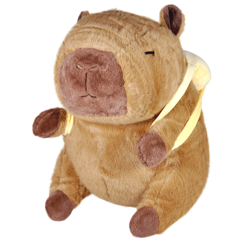 Pelúcia Capivara Mochilinha Frutas 40cm