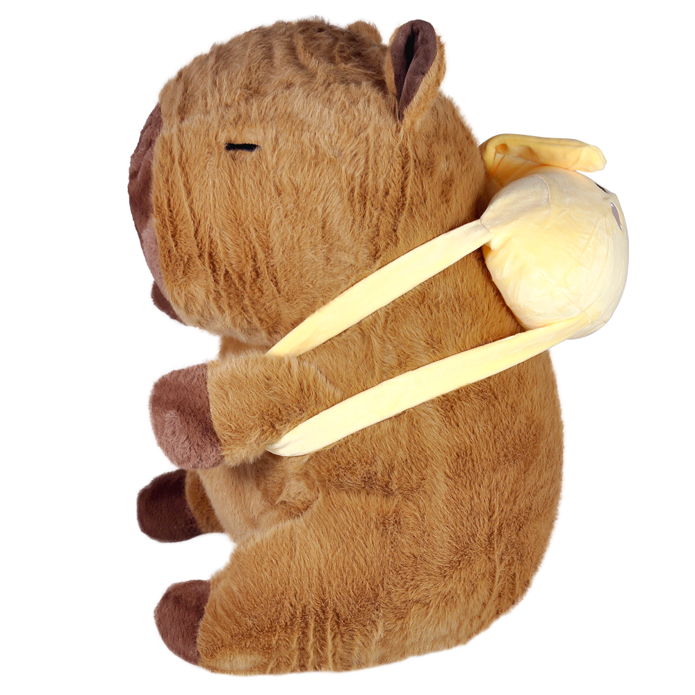 Pelúcia Capivara Mochilinha Frutas 40cm