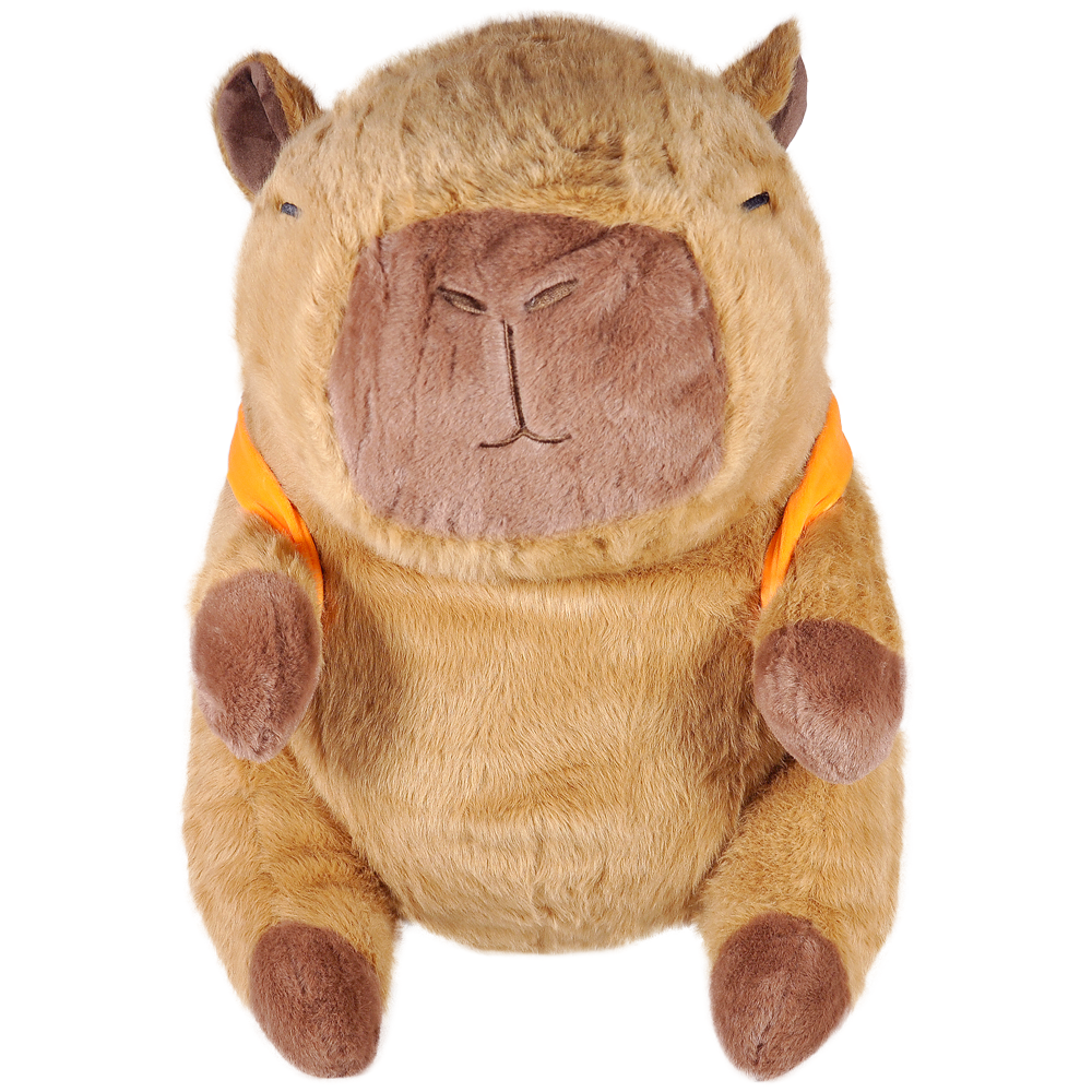 Pelúcia Capivara Mochilinha Frutas 40cm