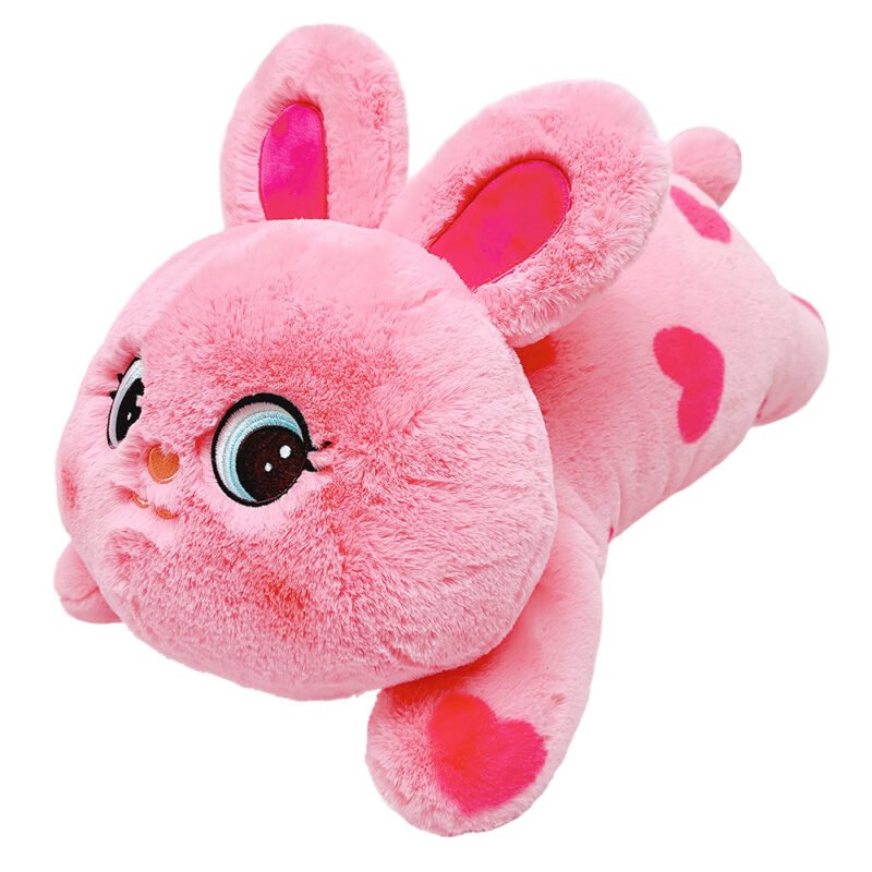 Pelúcia Coelha Pink Deitada 50cm