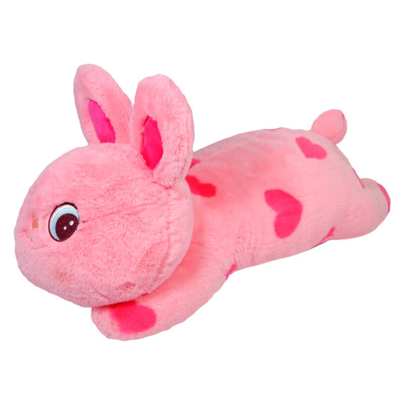 Pelúcia Coelha Pink Deitada 50cm