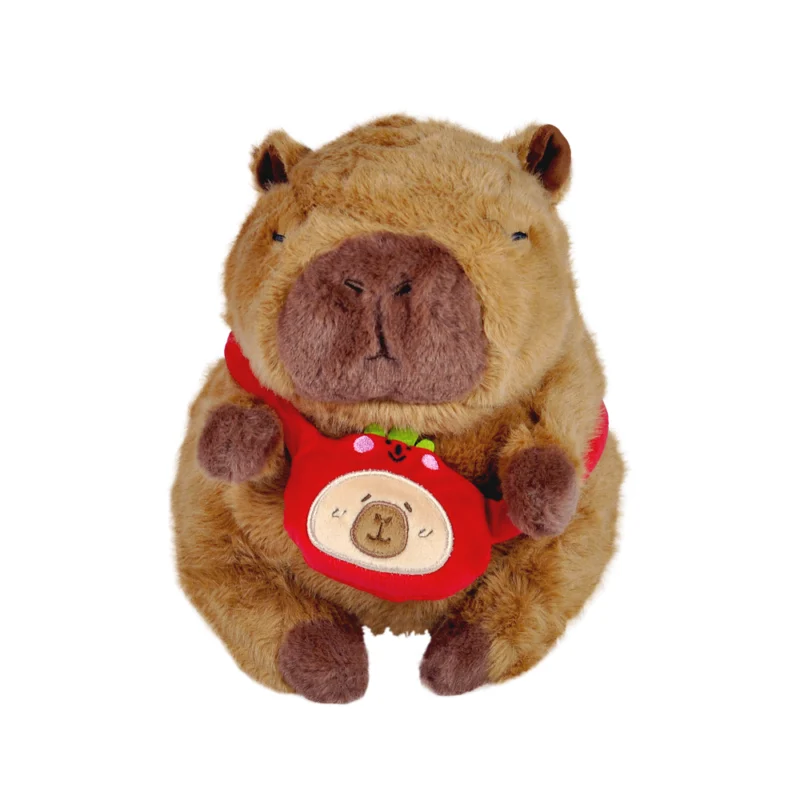 Pelúcia Capivara com Bolsinha 20cm