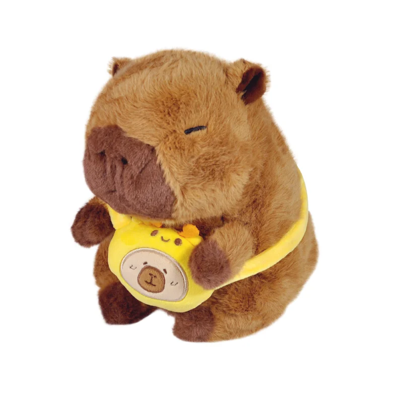 Pelúcia Capivara com Bolsinha 20cm