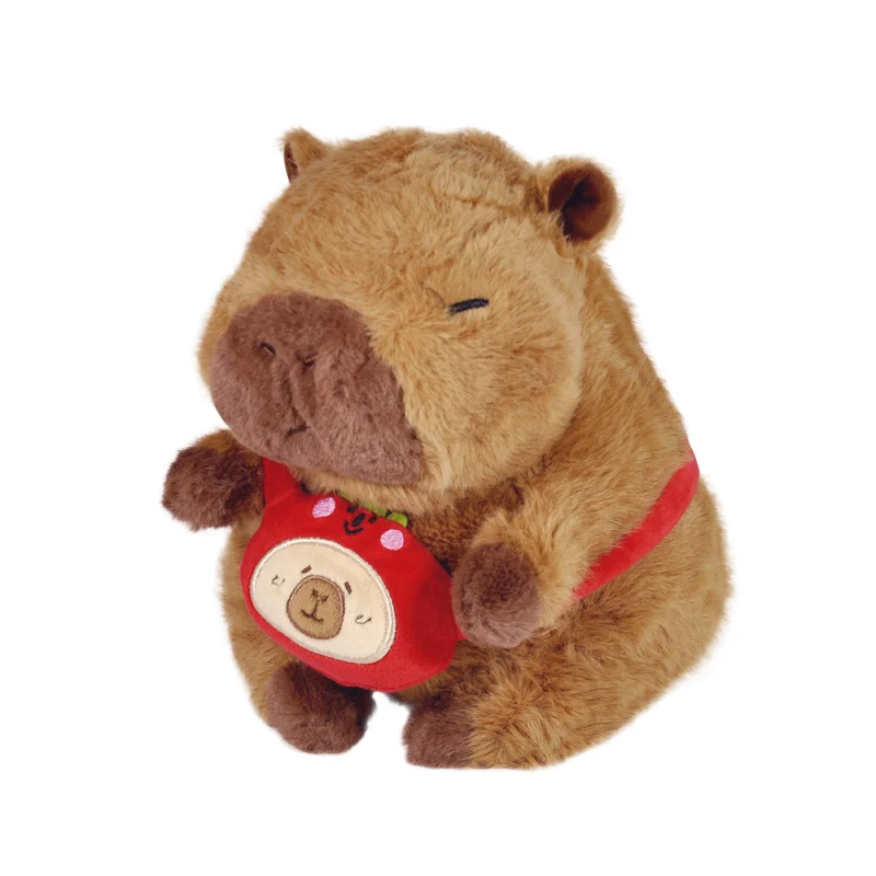 Pelúcia Capivara com Bolsinha 20cm