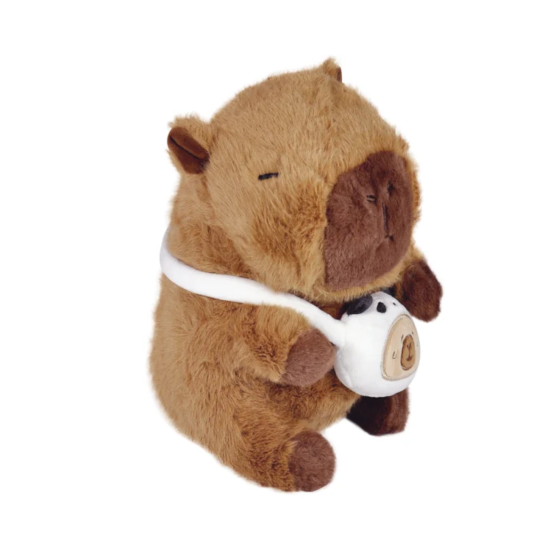 Pelúcia Capivara com Bolsinha 20cm