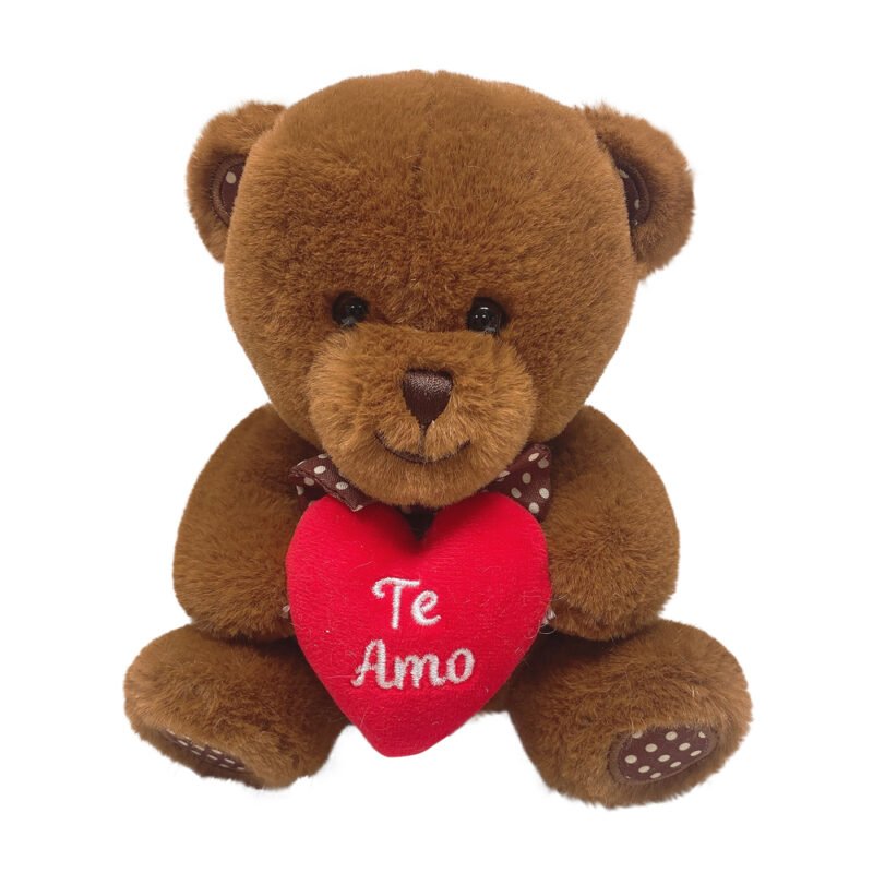 Pelúcia Baby Urso Coração 15cm
