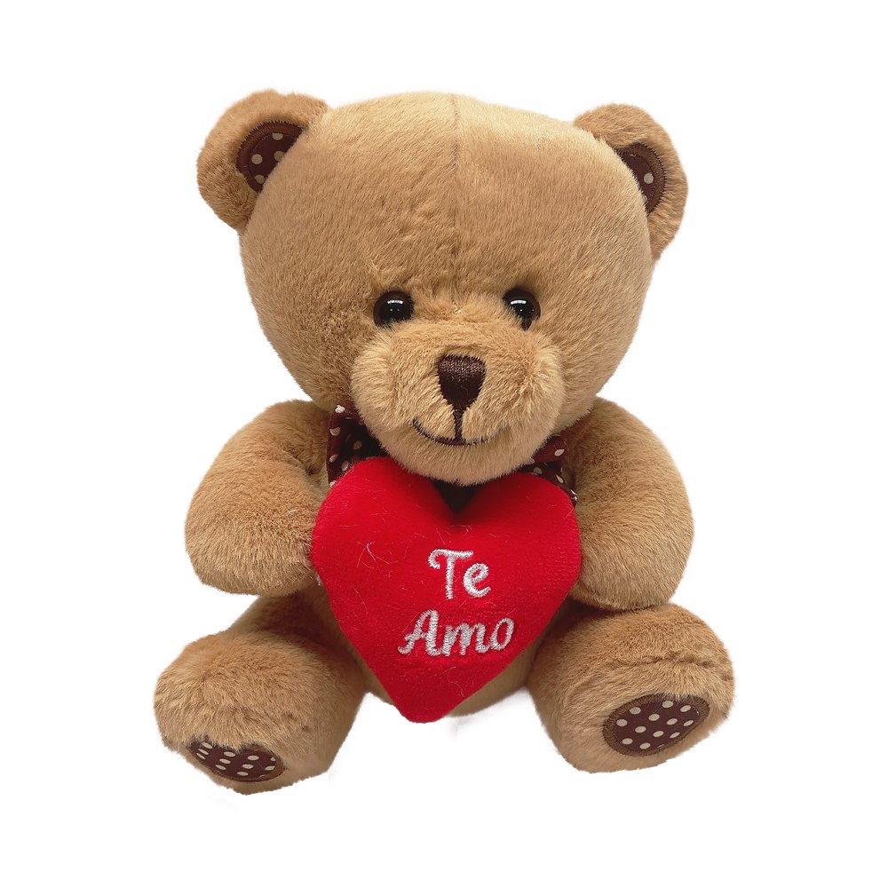 Pelúcia Baby Urso Coração 15cm