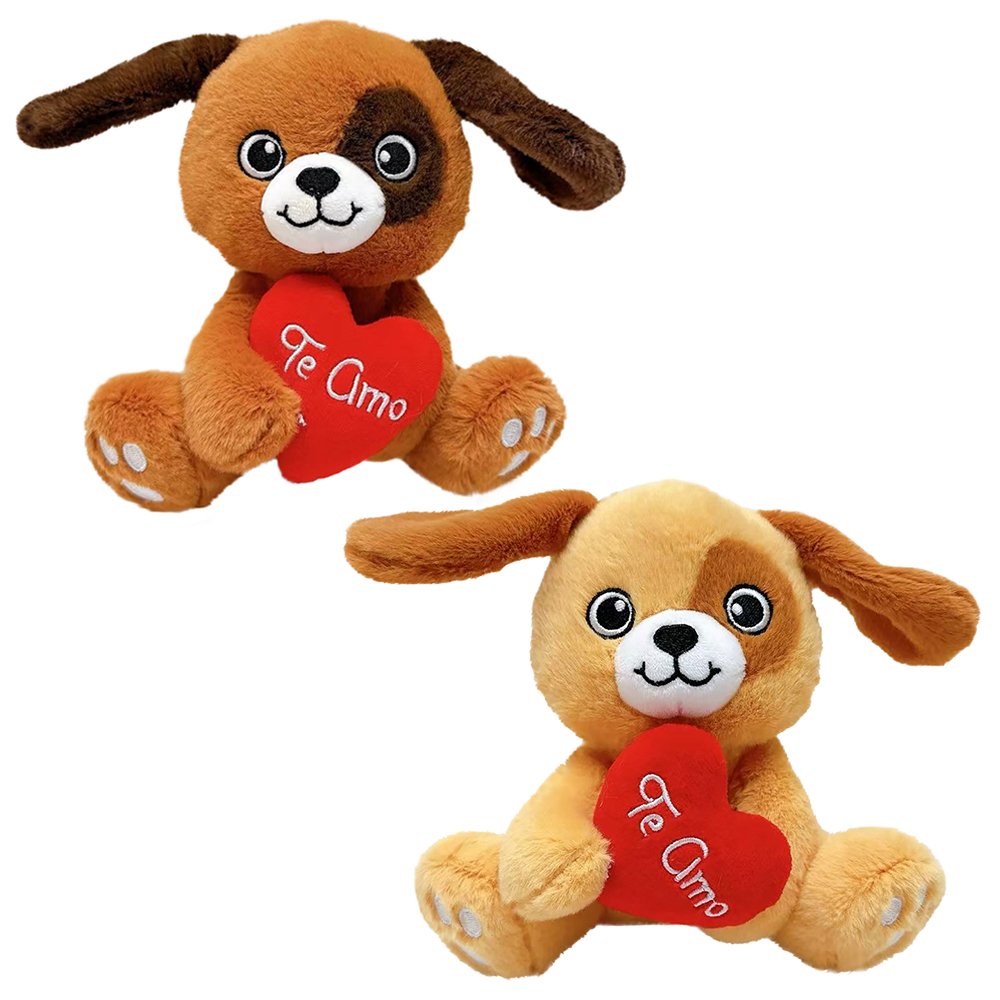 Pelúcia Baby Dog Te Amo 15cm