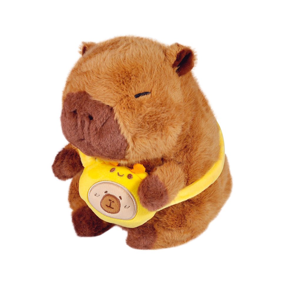 Pelúcia Capivara com Bolsinha 30cm