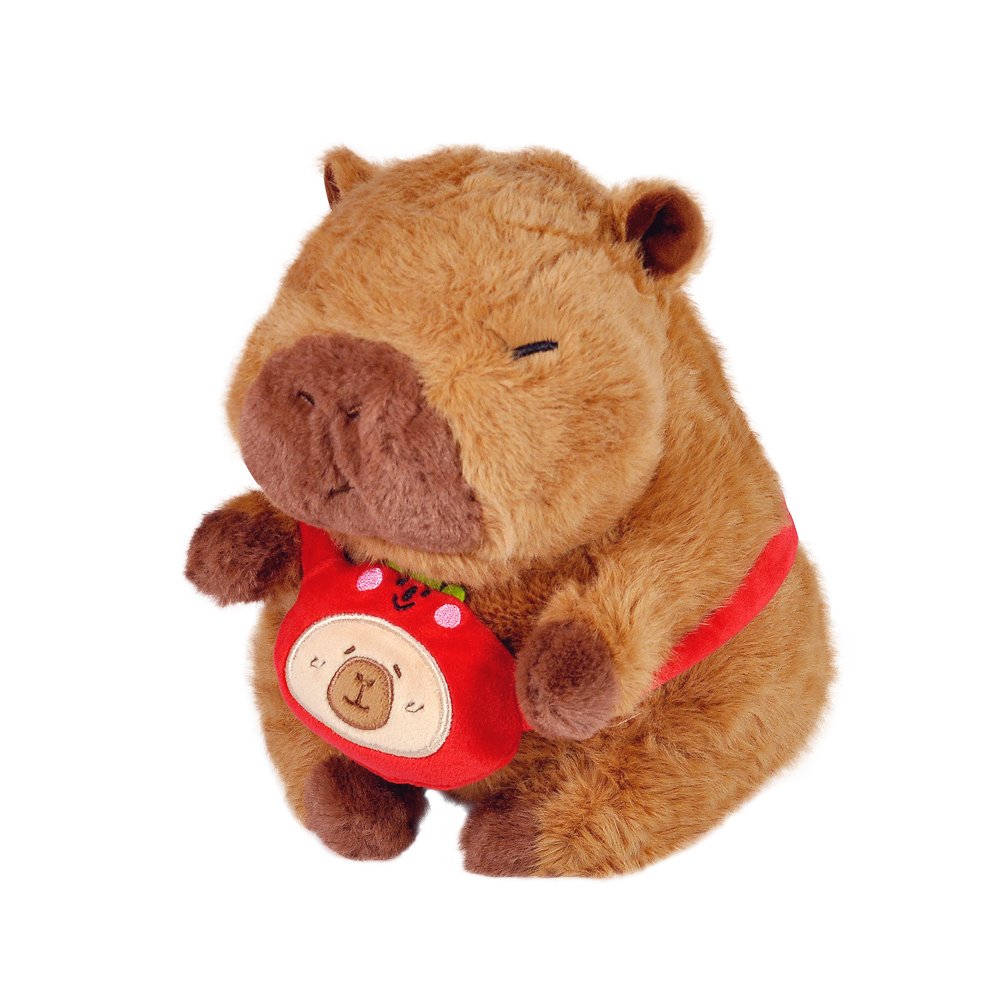 Pelúcia Capivara com Bolsinha 30cm