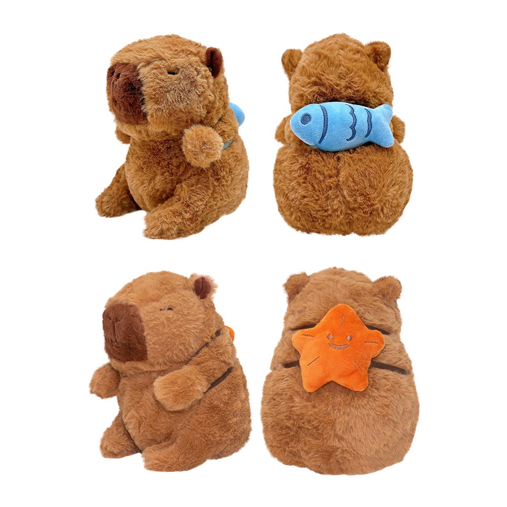 Pelúcia Capivara Mochilinha Mar 20cm