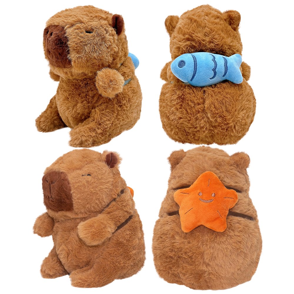 Pelúcia Capivara Mochilinha Mar 30cm