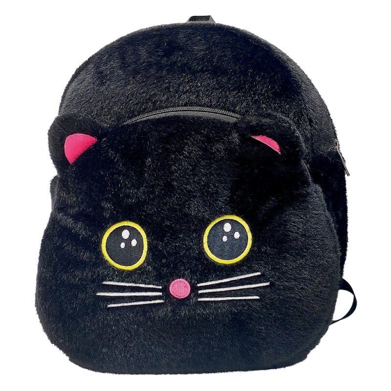 Mochila em Pelúcia Coleção Cat Black
