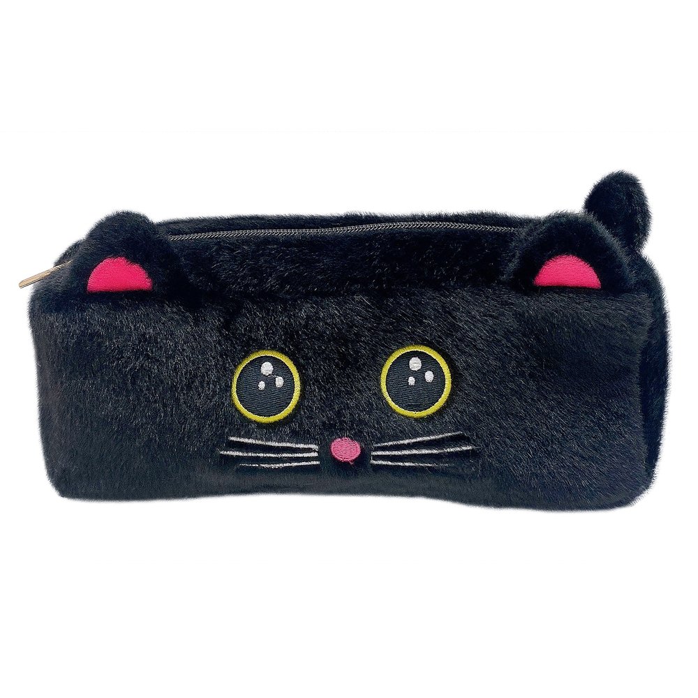 Estojo em Pelúcia Coleção Cat Black