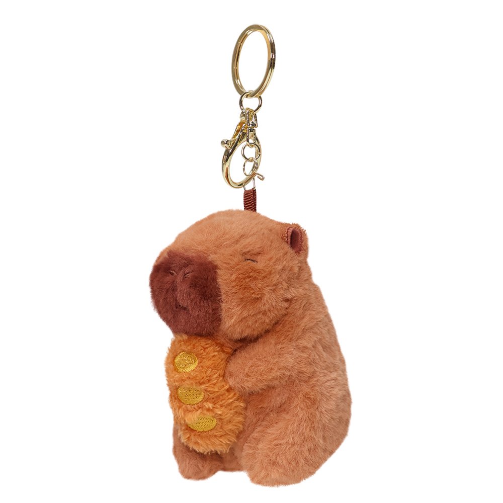 Pelúcia Chaveiro Capivara Gulosa 11cm