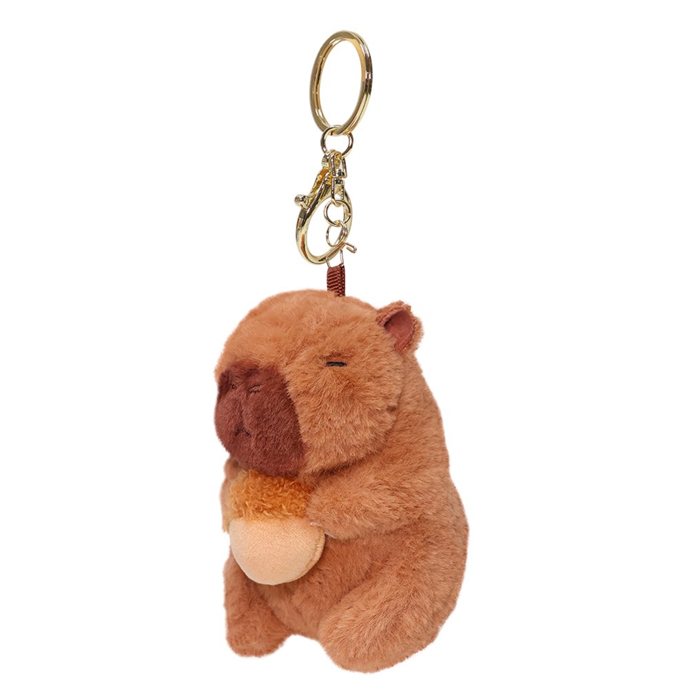 Pelúcia Chaveiro Capivara Gulosa 11cm