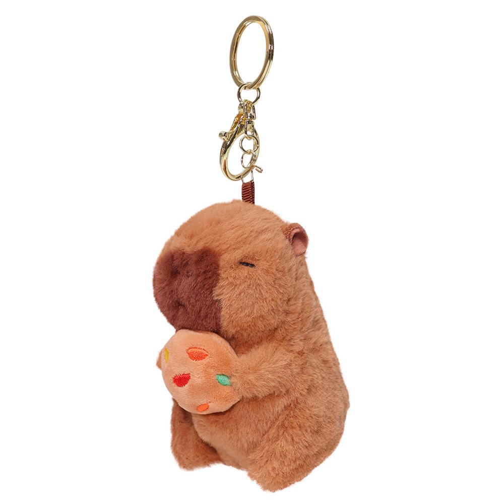 Pelúcia Chaveiro Capivara Gulosa 11cm