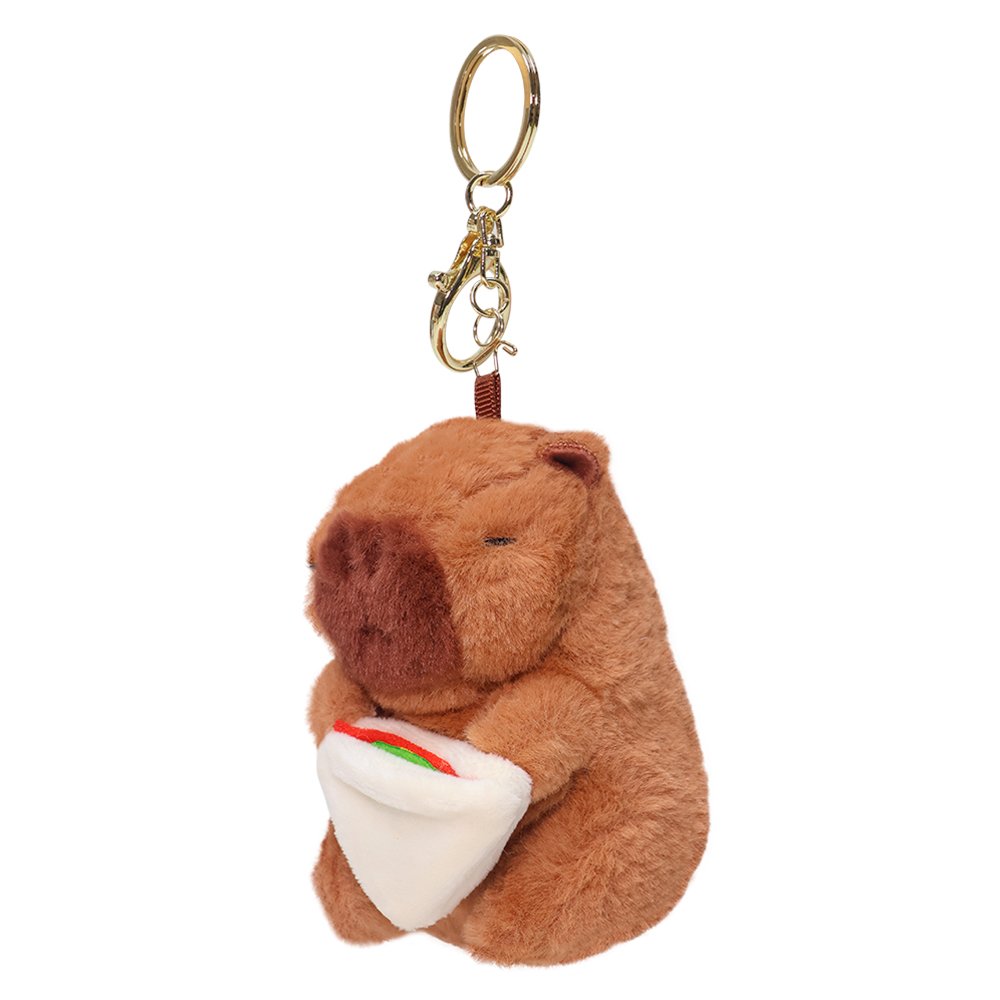 Pelúcia Chaveiro Capivara Gulosa 11cm