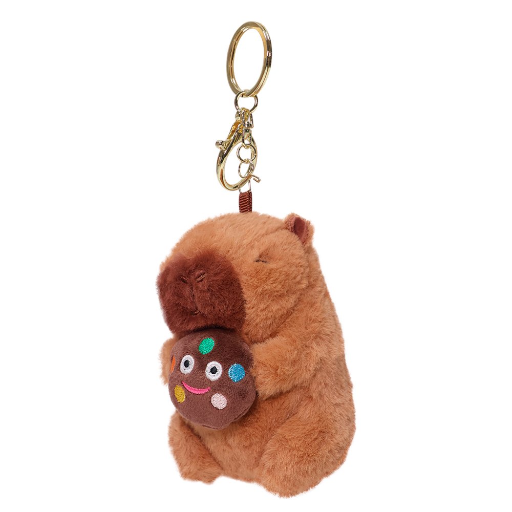 Pelúcia Chaveiro Capivara Gulosa 11cm