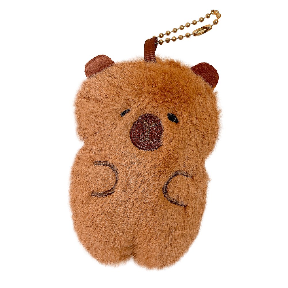 Pelúcia Chaveiro Capivara Divertida Kit com 3 peças